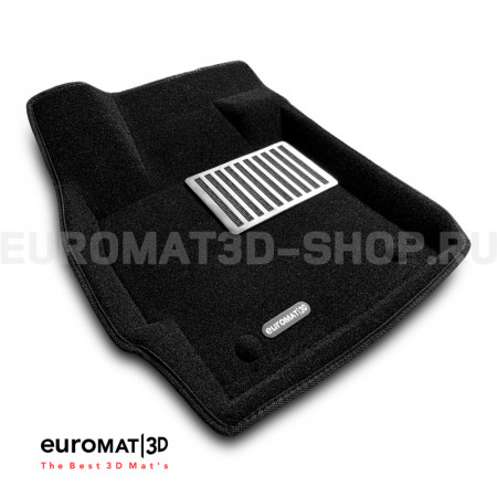 Текстильные 3D коврики Euromat3D Lux в салон для Mazda CX-7 (2006-2014) № EM3D-003409
