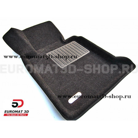 Текстильные 3D коврики Euromat3D Business в салон для Bmw 1 (E87) (2007-2011) № EMC3D-001200