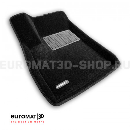 Текстильные 3D коврики Euromat3D Business в салон для Chevrolet Aveo (2012-2020) № EMC3D-001501