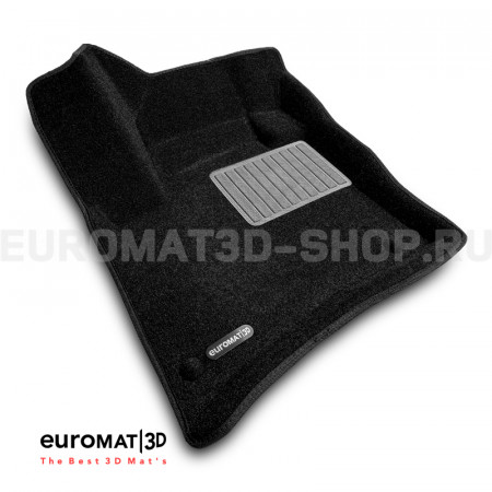 Текстильные 3D коврики Euromat3D Business в салон для Porsche Cayenne (2010-2017) № EMC3D-004101