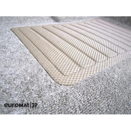 Текстильные 3D коврики Euromat3D Business в салон для Opel Zafira C (2012-) № EMC3D-003814T Бежевые