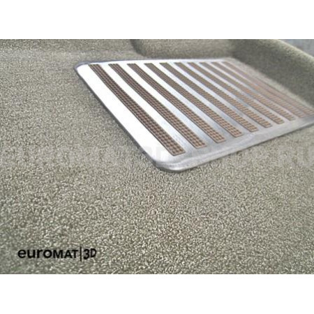 Текстильные 3D коврики Euromat3D Lux в салон для Toyota Camry XV70 (2018-2024) № EM3D-005101T Бежевые
