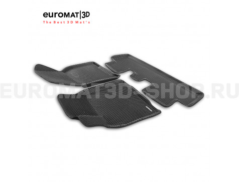 3D коврики Euromat3D EVA в салон для Tesla Model Y (2020-) № EM3DEVA-004902
