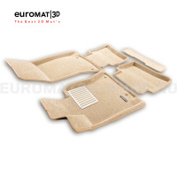Текстильные 3D коврики Euromat3D Lux в салон для Mercedes E-Class (W214) (2023-) № EM3D-003525T Бежевые Текстильные 3D коврики Euromat3D Lux в салон для Mercedes E-Class (W214) (2023-) № EM3D-003525T Бежевые